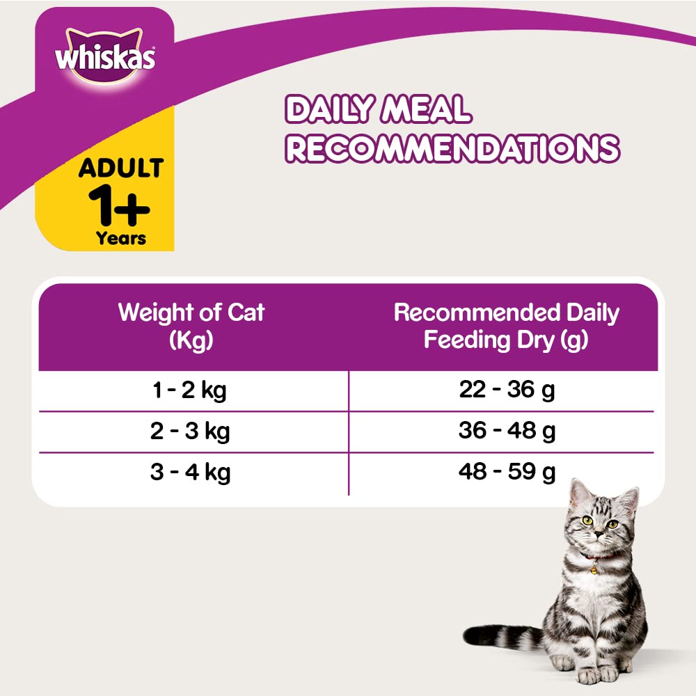 WHISKAS® Adult Dry Food, Chicken - 5