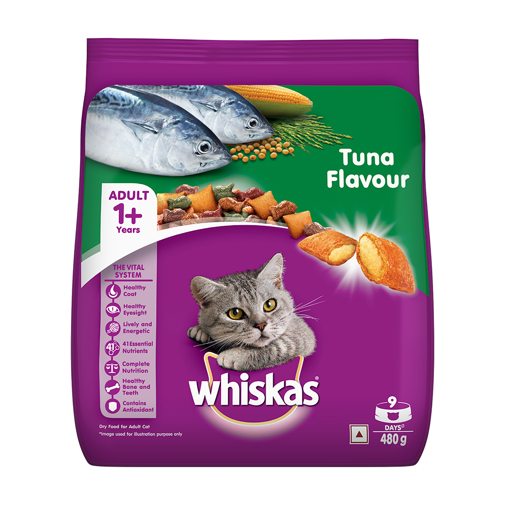 WHISKAS® Adult Dry Food, Tuna - 1